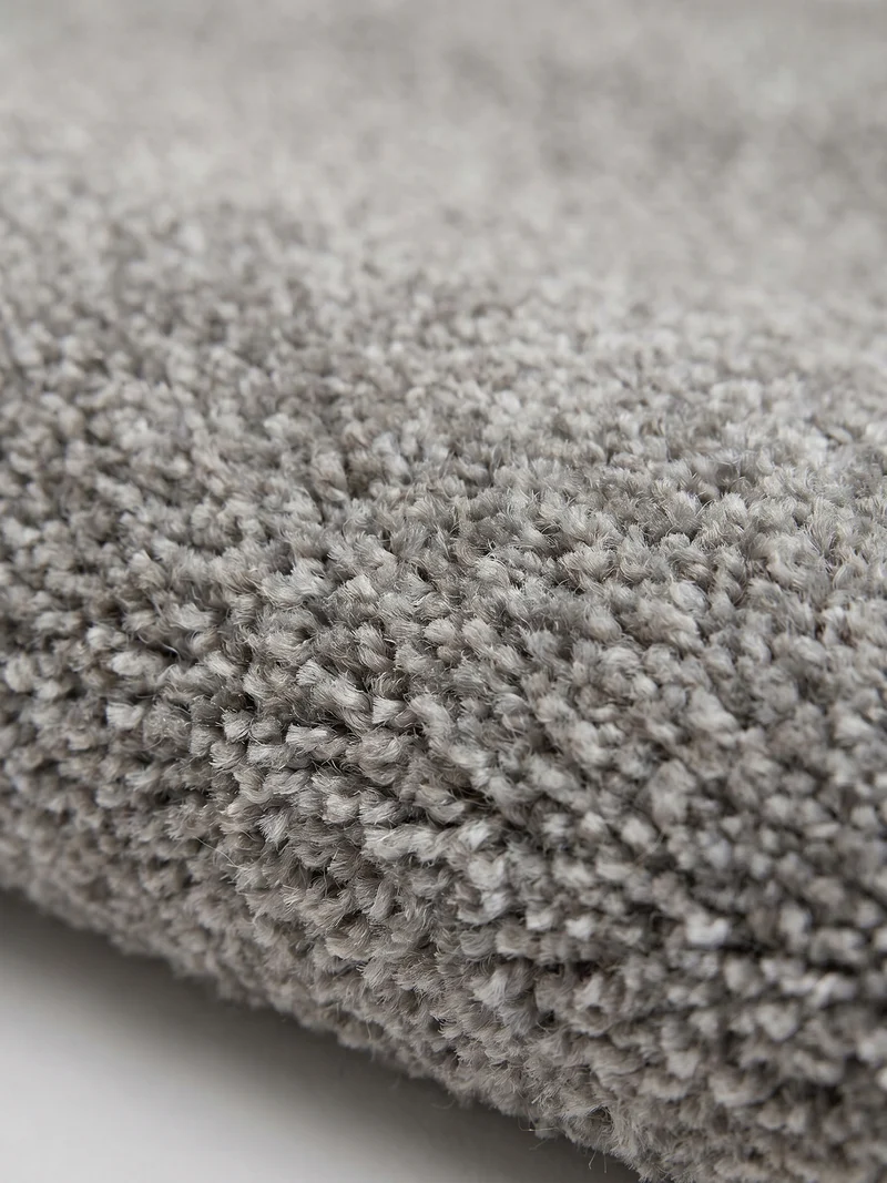 Kurzflor-Teppich Einfarbig – Waschbar & Strapazierfähig | Frisée-Garn für Lebendige Textur