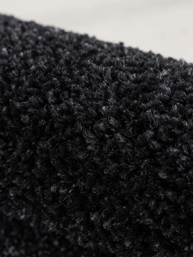 Kurzflor-Teppich Einfarbig – Waschbar & Strapazierfähig | Frisée-Garn für Lebendige Textur