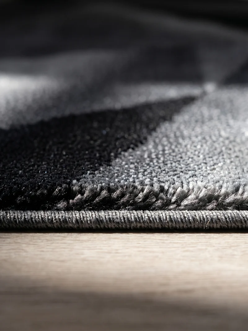 Kurzflor-Teppich Abstrakt – Waschbar & Strapazierfähig | Dicht Gewebt für Langlebigkeit