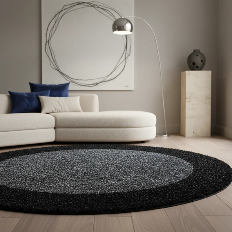 Shaggy Hochflor-Teppich Bordüre – Waschbar & Flauschig | 3,00 cm Florhöhe für Barfußkomfort