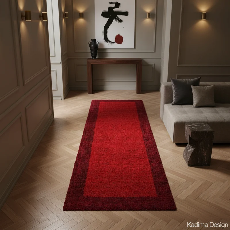Shaggy Hochflor-Teppich Bordüre – Waschbar & Flauschig | 3,00 cm Florhöhe für Barfußkomfort