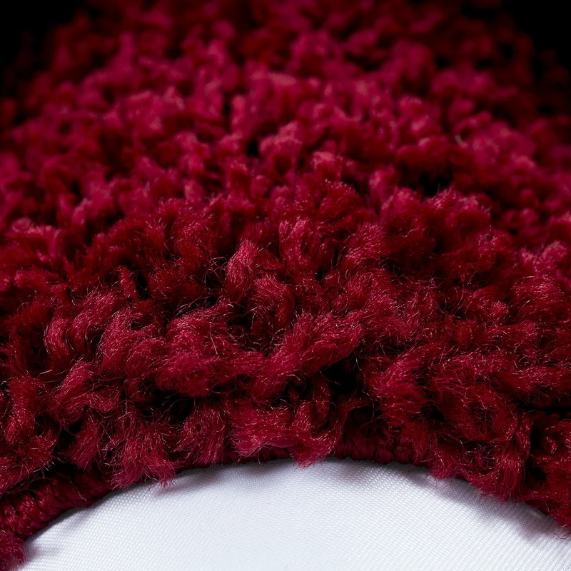 Shaggy Hochflor-Teppich Bordüre – Waschbar & Flauschig | 3,00 cm Florhöhe für Barfußkomfort