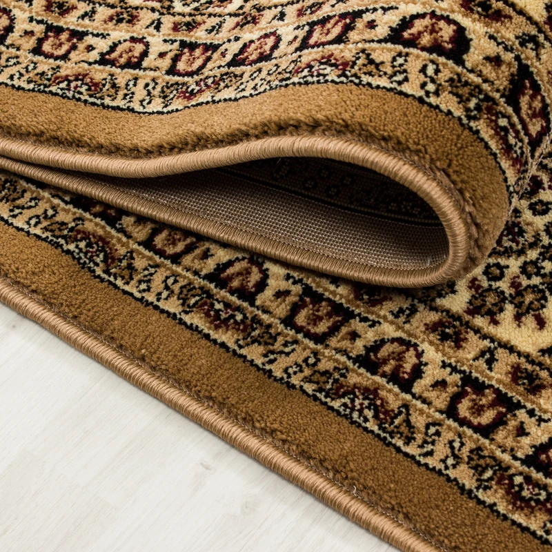 Kurzflor-Teppich Orient – Waschbar & Strapazierfähig | Dicht Gewebt in Premiumqualität