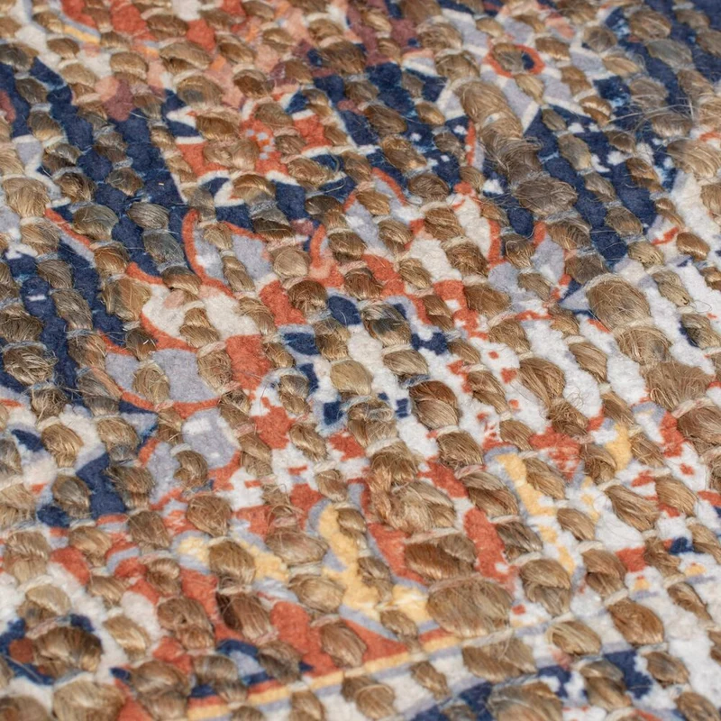 Teppich Jute Vintage-Design, handgewebt