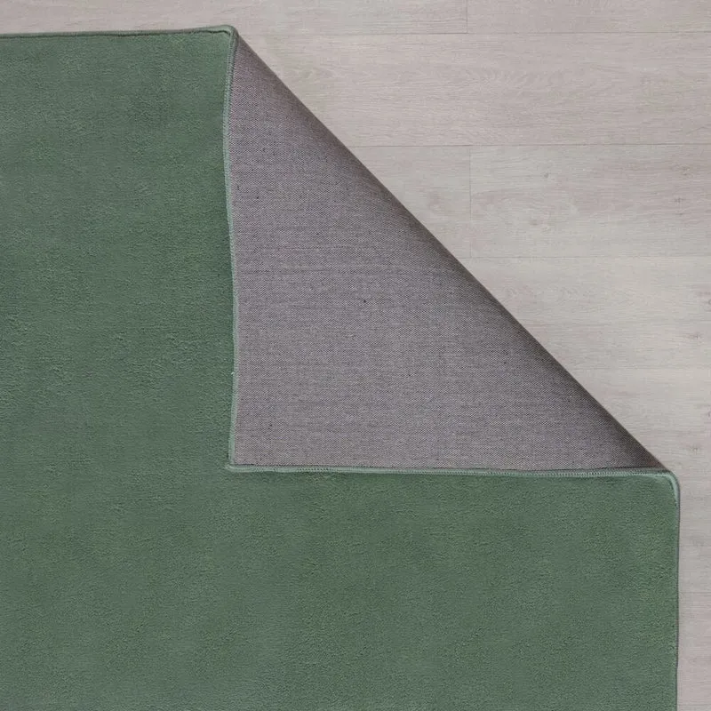 Teppich weiche Uni-Struktur · 100 % Polyester · 15 mm Mittelflor