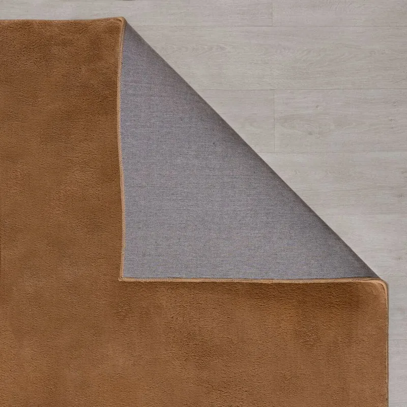 Teppich weiche Uni-Struktur · 100 % Polyester · 15 mm Mittelflor