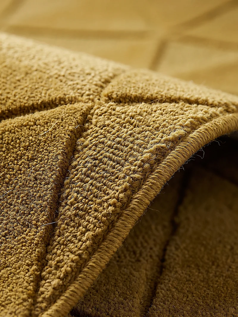 Wollteppich Scherbenrelief · 100 % Wolle · 10 mm Kurzflor