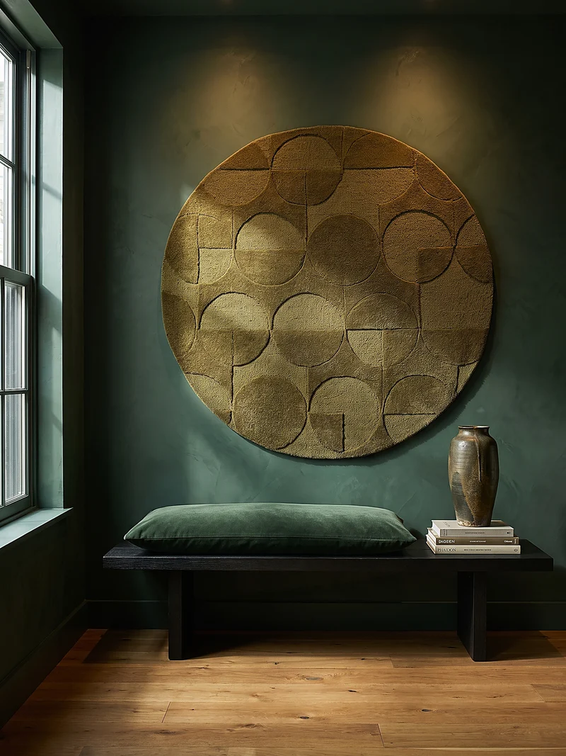 Wollteppich Geometrisches-Design, naturfarben NOAH