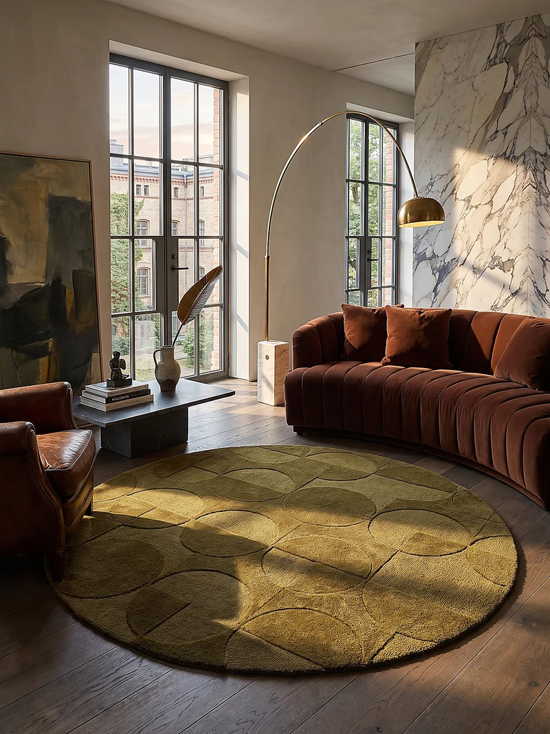 Wollteppich Geometrisches-Design, naturfarben NOAH