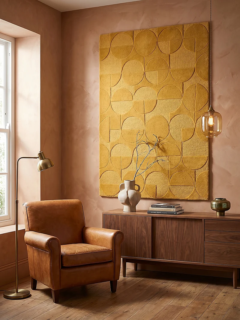 Wollteppich Geometrisches-Design, naturfarben NOAH