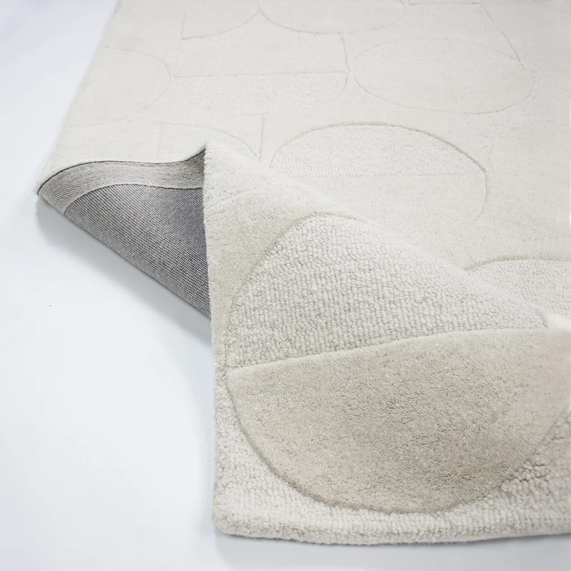 Wollteppich Geometrisches-Design, naturfarben NOAH