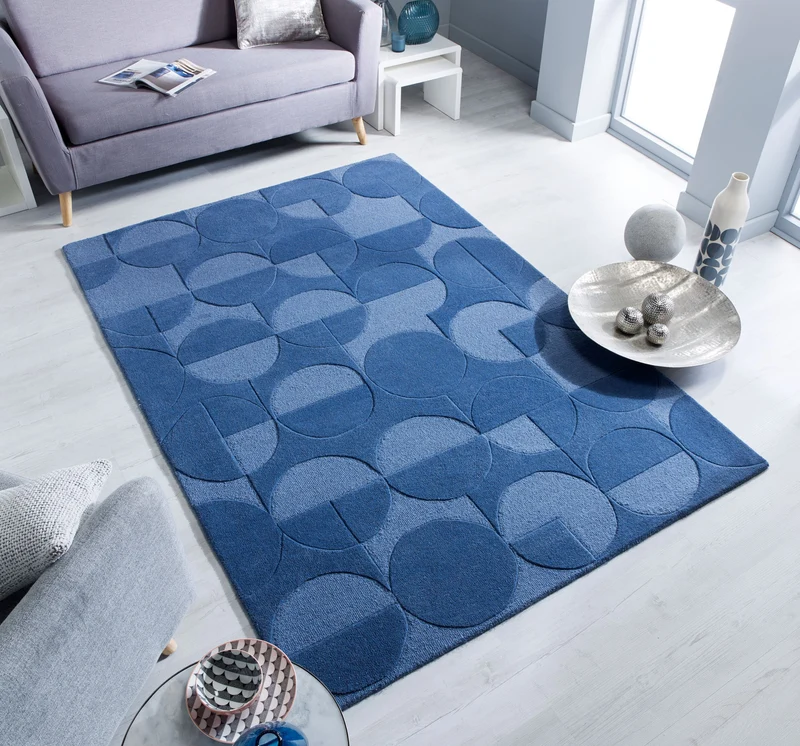 Wollteppich Geometrisches-Design, naturfarben NOAH