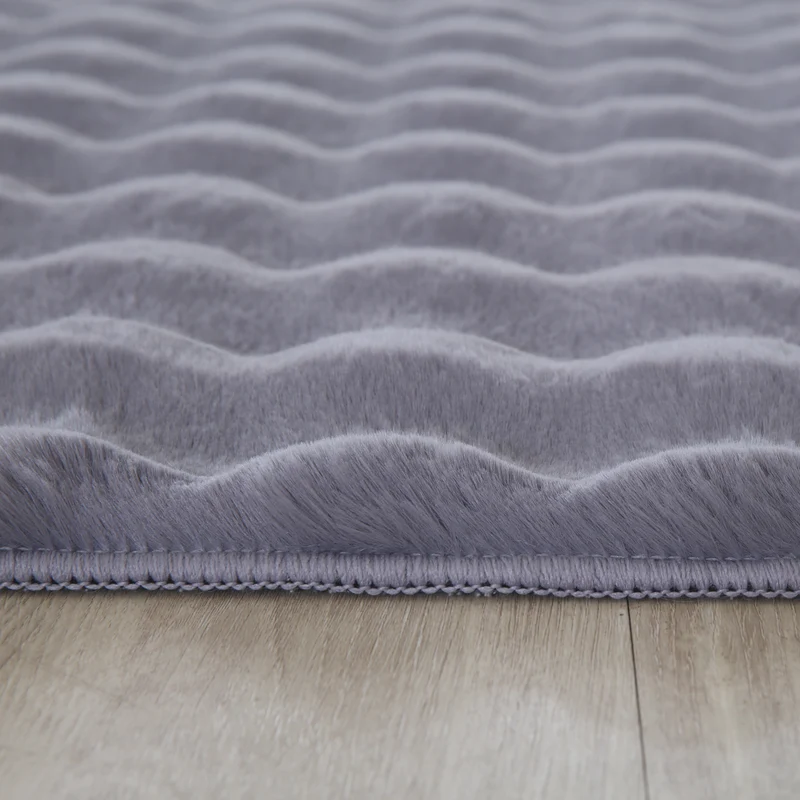 Hochflor-Teppich Einfarbig – Waschbar & Weich | Maschinenwaschbar bei 30°C