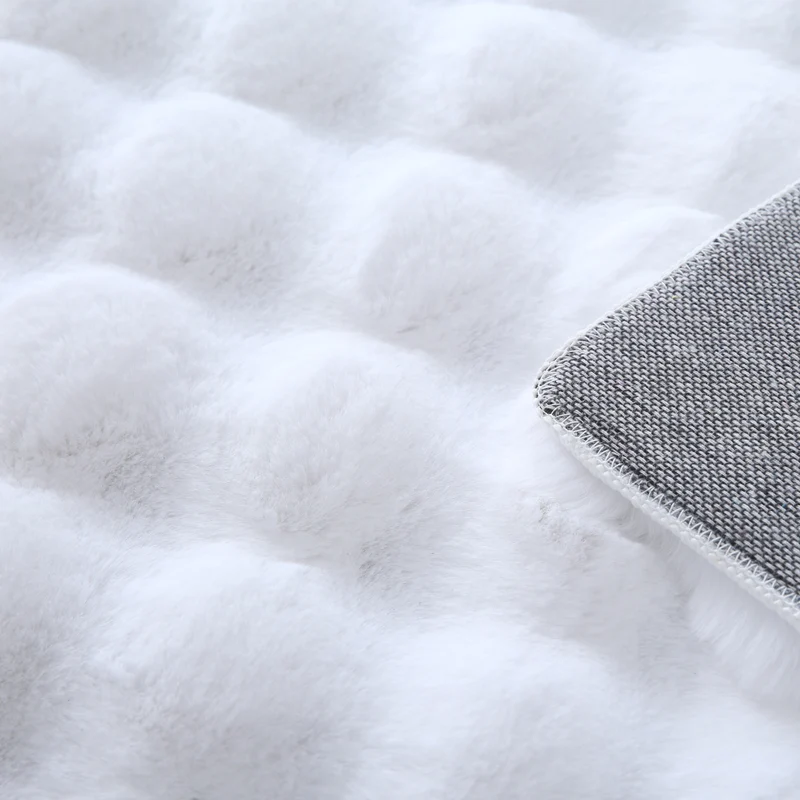 Hochflor-Teppich Einfarbig – Waschbar & Weich | Maschinenwaschbar bei 30°C