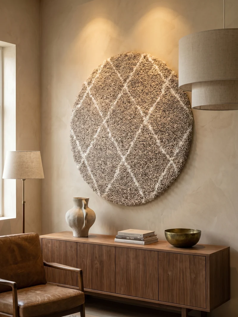 Shaggy Hochflor-Teppich Geometrisch – Waschbar & Flauschig | 3,00 cm Florhöhe für Barfußkomfort
