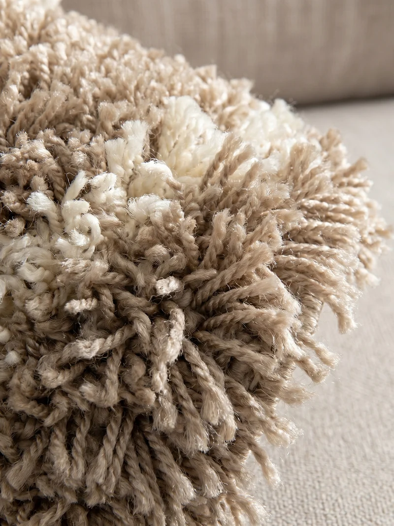 Shaggy Hochflor-Teppich Geometrisch – Waschbar & Flauschig | 3,00 cm Florhöhe für Barfußkomfort