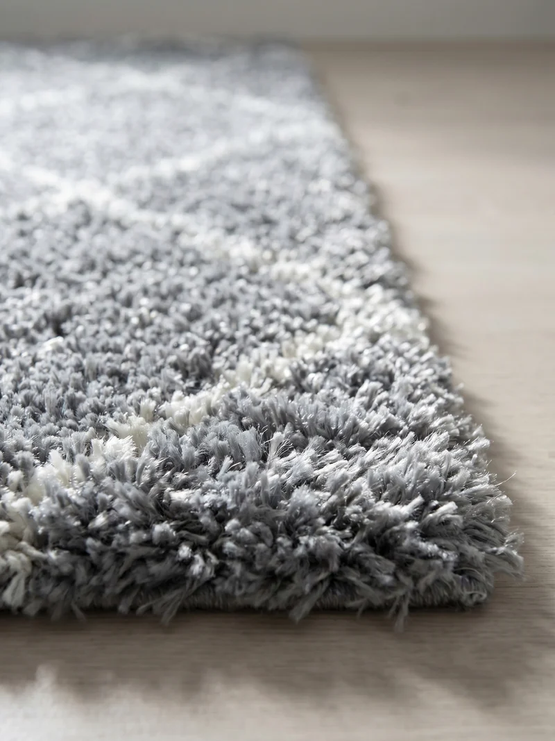 Shaggy Hochflor-Teppich Geometrisch – Waschbar & Flauschig | 3,00 cm Florhöhe für Barfußkomfort