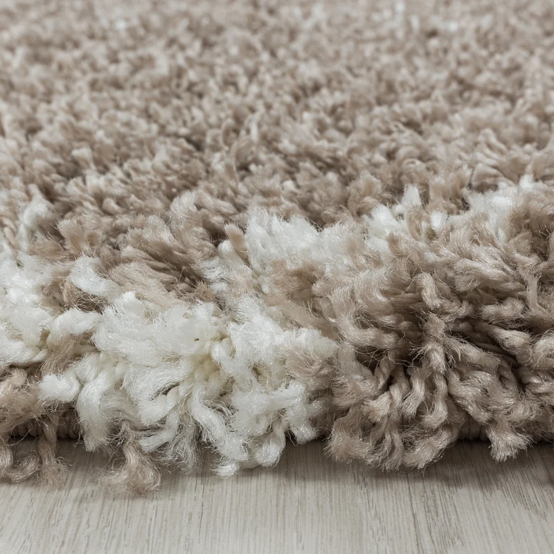 Shaggy Hochflor-Teppich Geometrisch – Waschbar & Flauschig | 3,00 cm Florhöhe für Barfußkomfort
