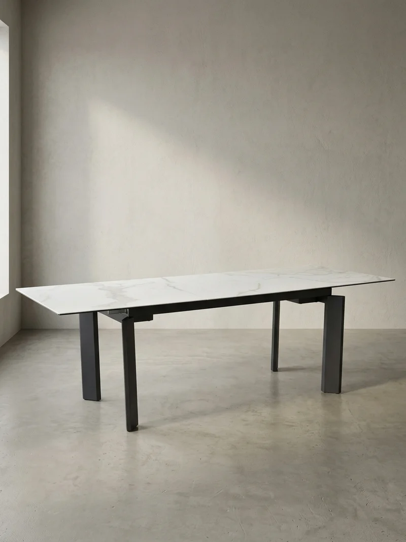 Esstisch Ausziehbar Keramik Glas Marmoroptik 180-240