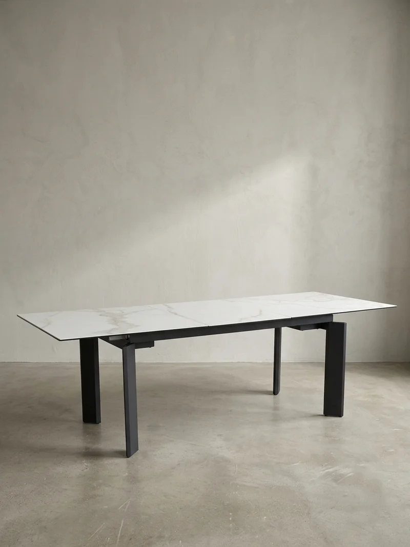 Esstisch Ausziehbar Keramik Glas Marmoroptik 180-240