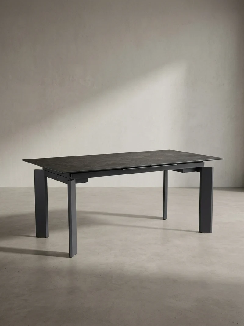Esstisch Ausziehbar Keramik Glas Marmoroptik 180-240
