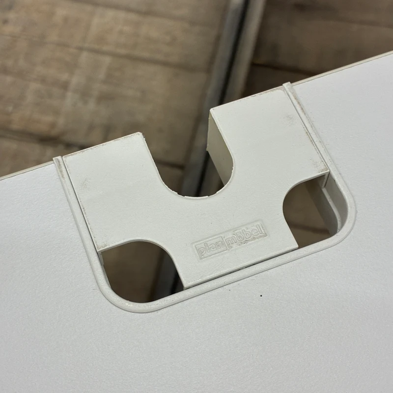 PLANMÖBEL Manuell höhenverstellbarer Schreibtisch Weiß 180x78cm Bürotisch Gebraucht