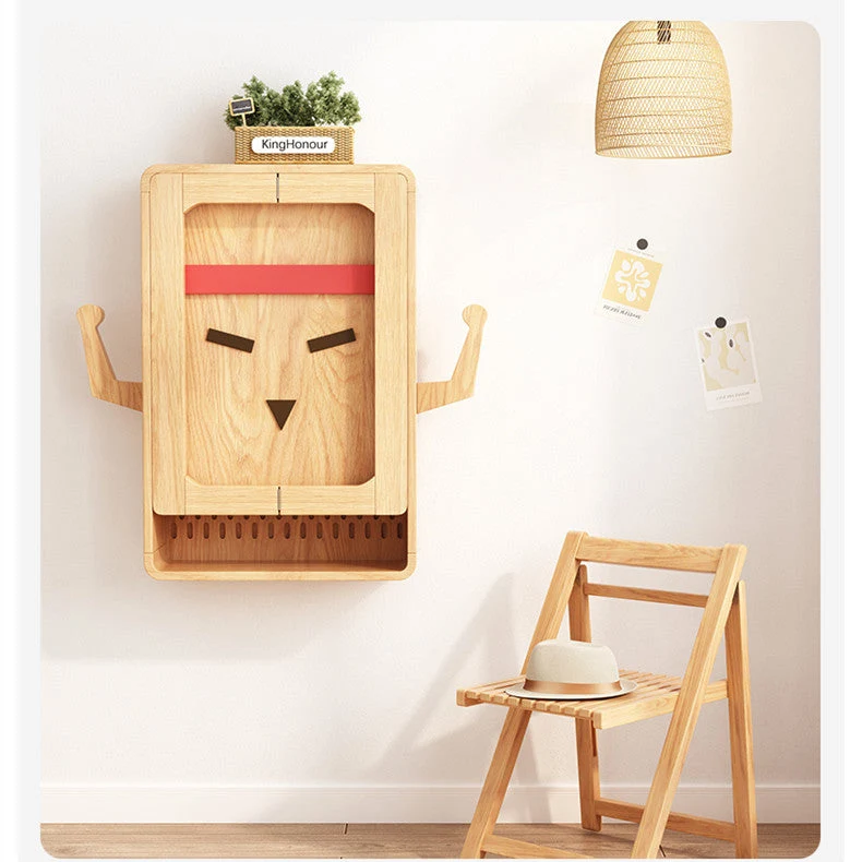 An der Wand befestigter umwandelbarer Tisch mit Peg Board