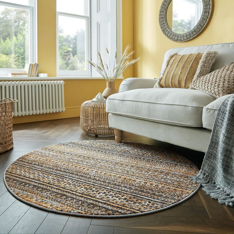 Teppich Streifen-Design, strapazierfähig