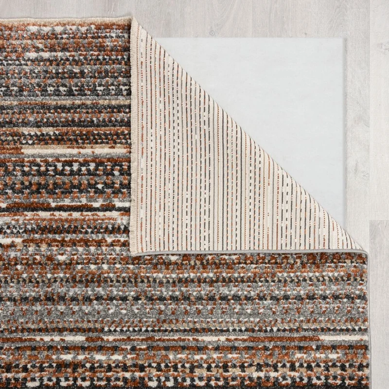 Teppich Streifen-Design, strapazierfähig