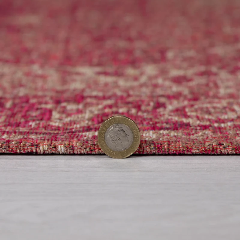 Flachgewebe-Teppich antik-orientalisch · 45 % Acryl · Vintage