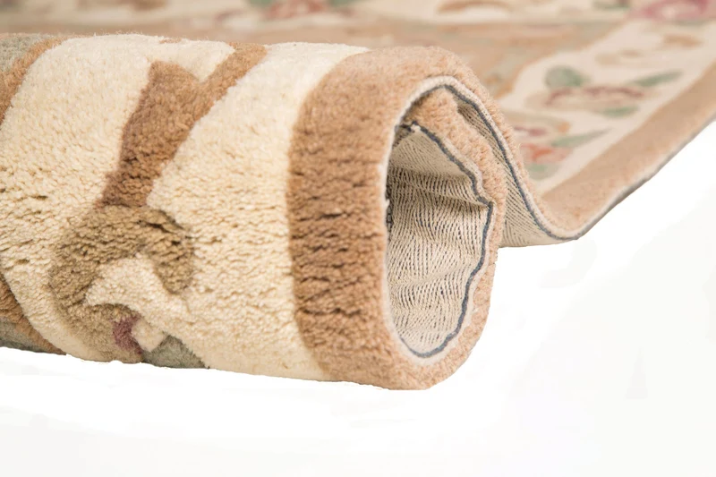 Wollteppich Aubusson-Muster handgeknüpft