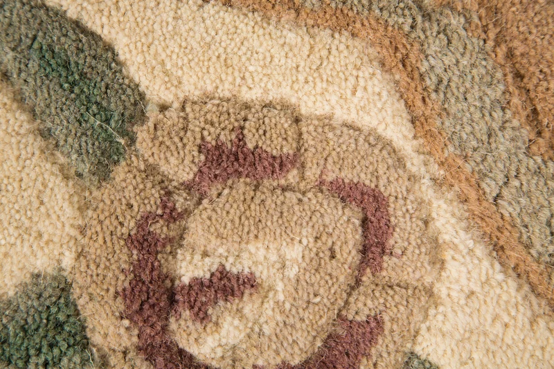 Wollteppich Aubusson-Muster handgeknüpft