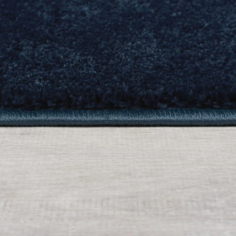 Teppich samtweich Uni-Muster 100% recycelt, 18 mm Flor