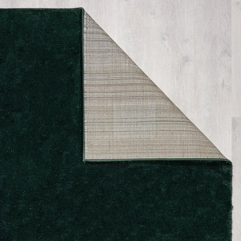 Teppich samtweich Uni-Muster 100% recycelt, 18 mm Flor