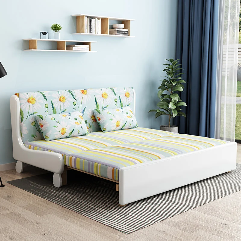 Ausziehbares Schlafsofa aus Massivholz