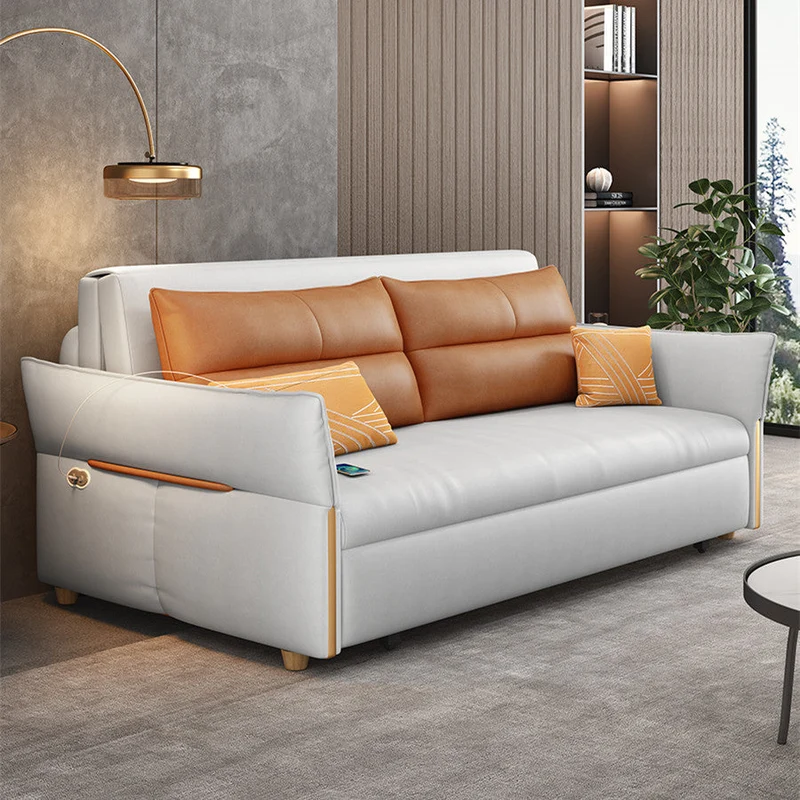 Ferngesteuertes Power-Sleeper-Schlafsofa mit darunterliegender Schublade