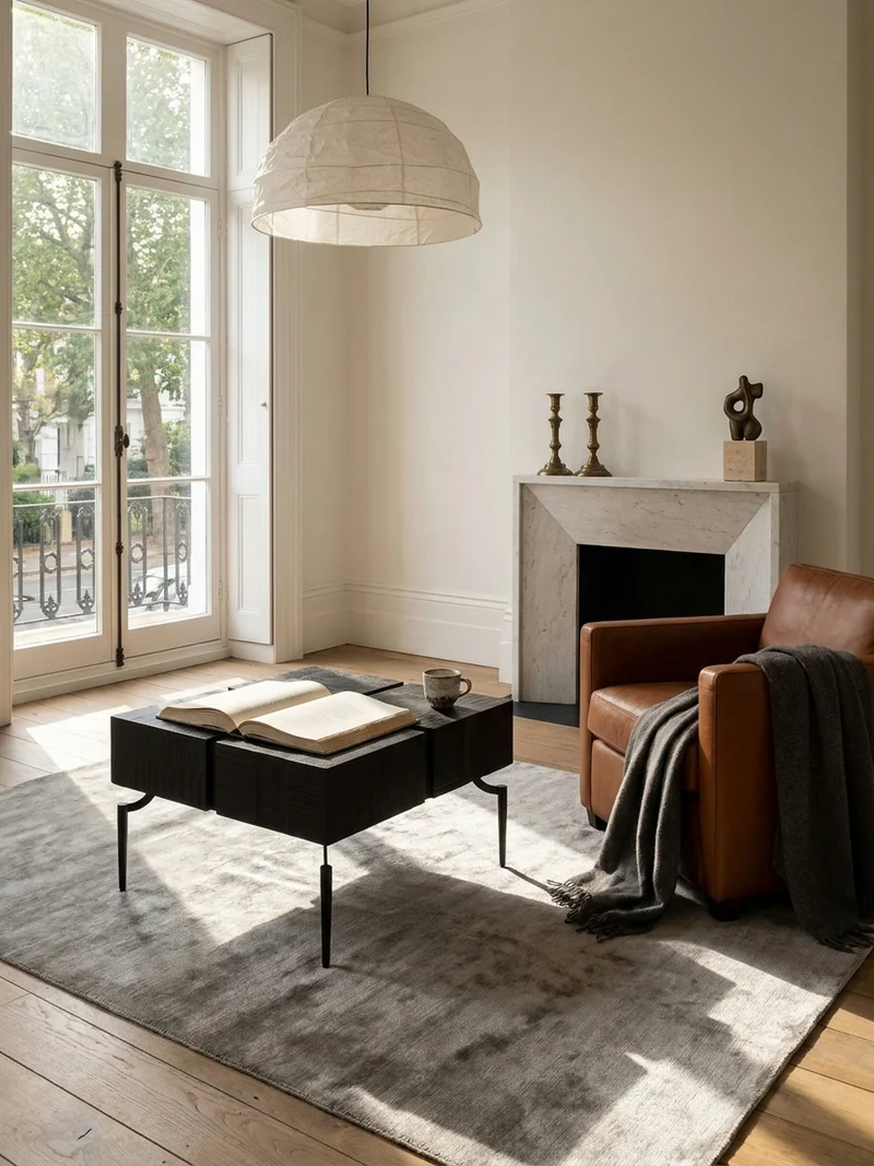 Couchtisch Massivholz Quadratisch Metallgestell Würfel-Form Modern
