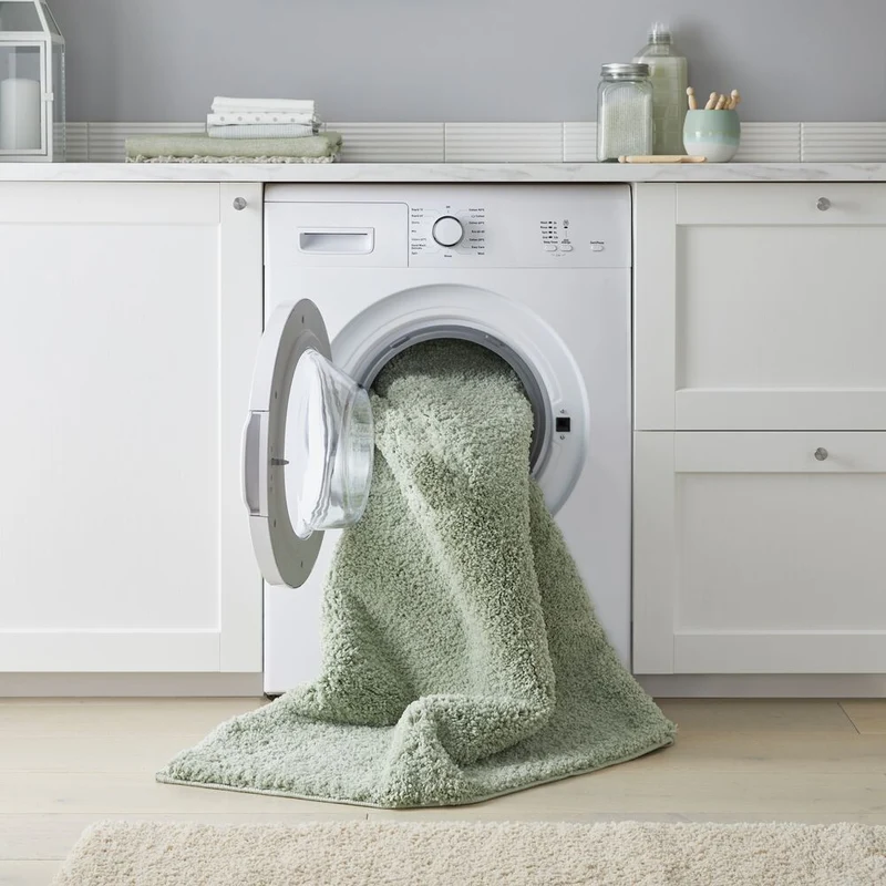 Hochflor-Teppich Flauschig · waschbar · 100 % recyceltes Polyester