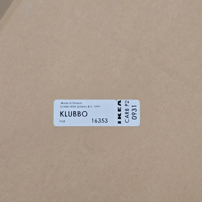 IKEA Klubbo Beistelltisch Buche Holz Quadratisch mit Metallgestell Tisch Gebraucht