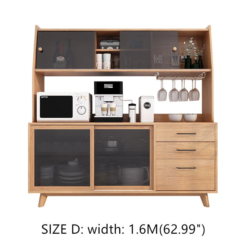 Buffets Server mit Hutch und Slide Glass Doors