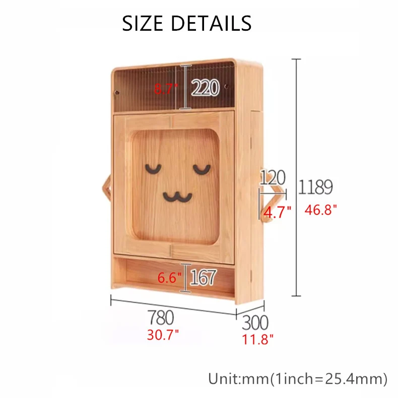 Wandmontierter Klapptisch