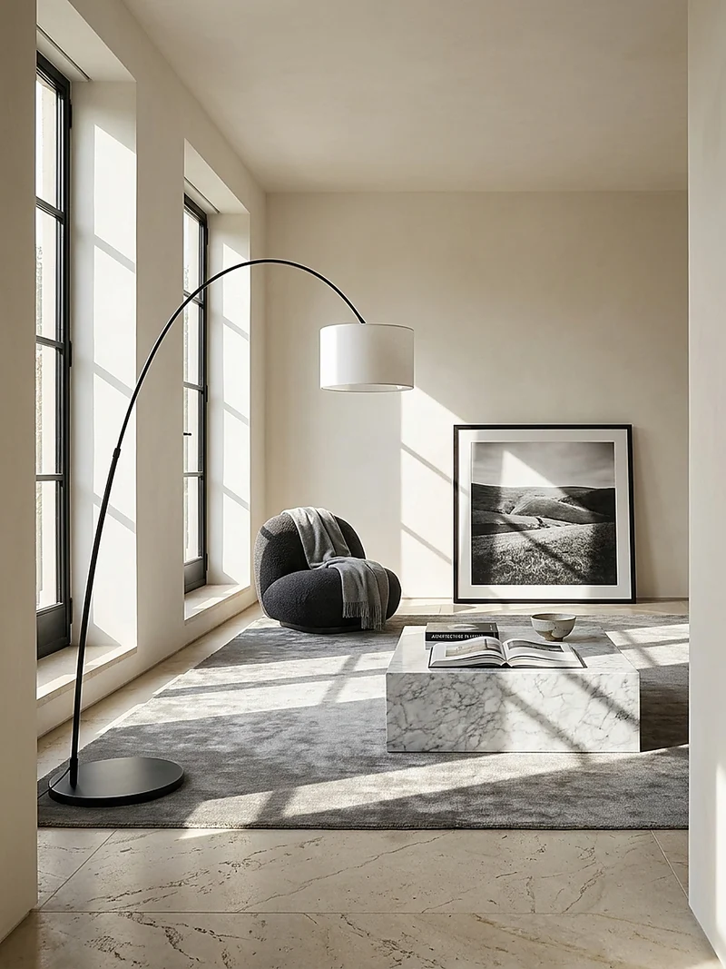 Couchtisch Weiß Hochglanz Marmor-Optik 60x30x60cm Quadratisch