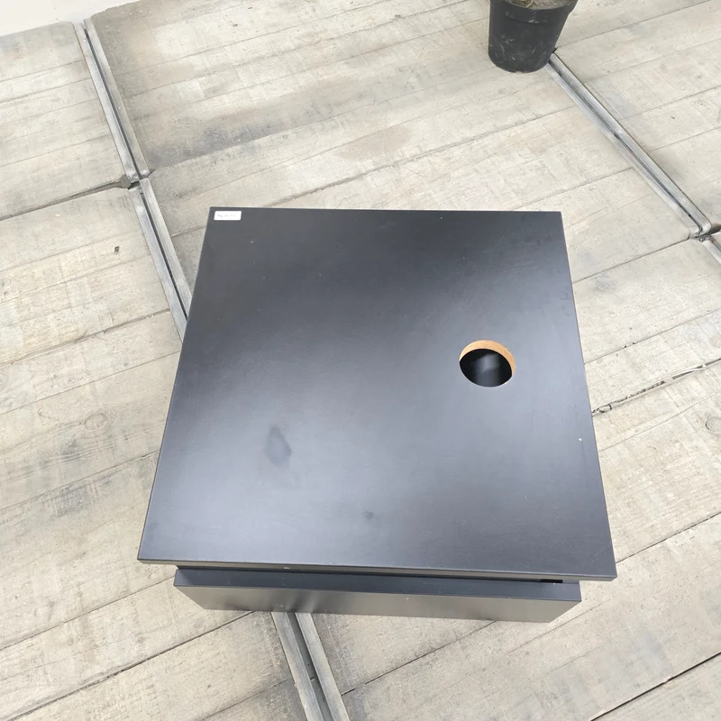 TV Lowboard Beistelltisch Schwarz Holz rollbar Tisch Gebraucht