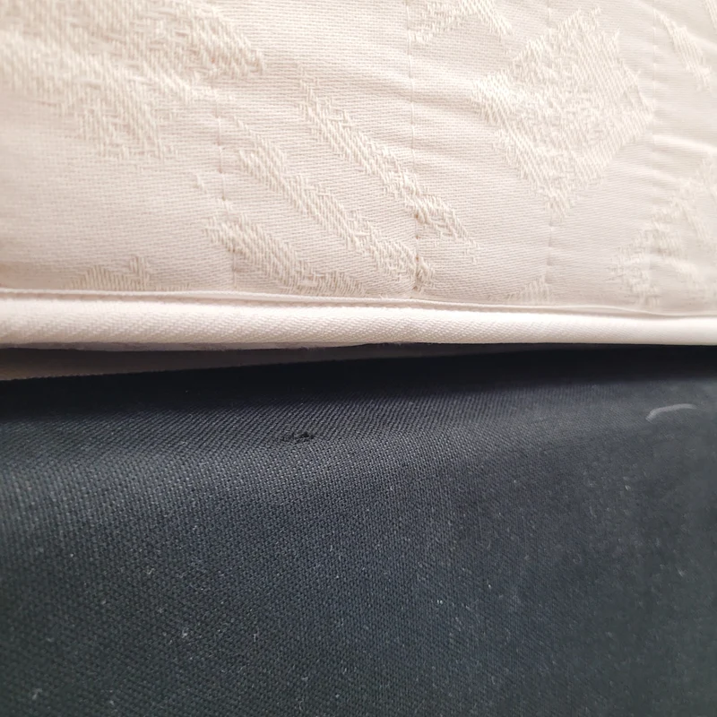 Boxspringbett 100x200 Schwarz Stoff Inkl. Matratze Einzelbett Bett Gebraucht