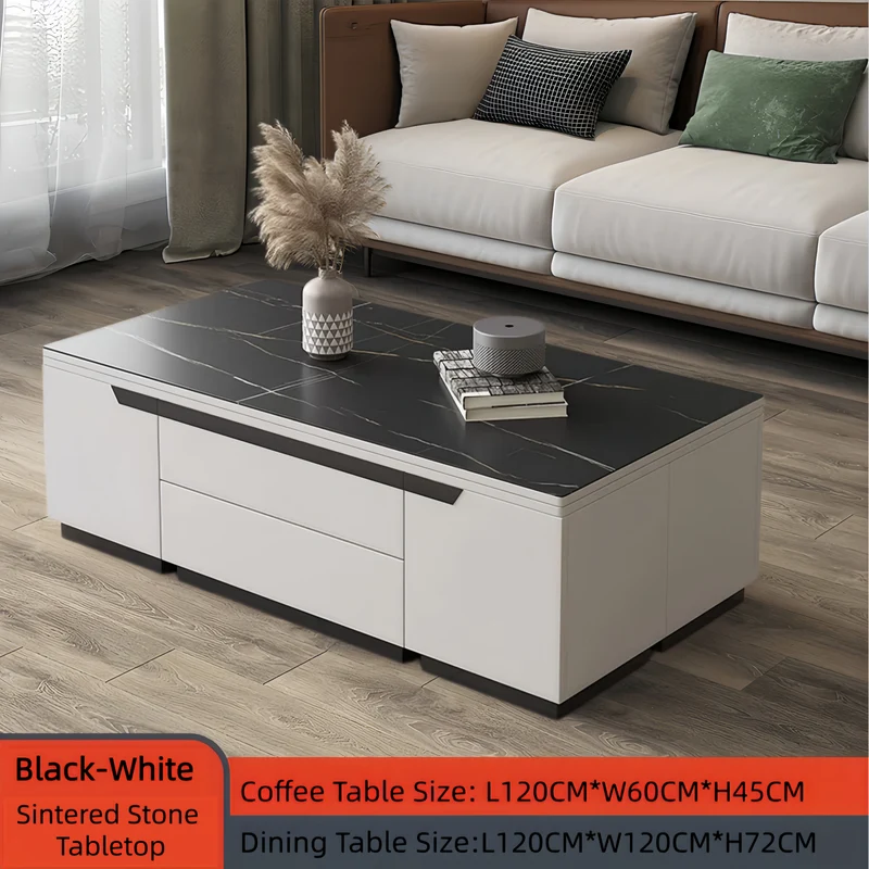 3-in-1-Multifunktions-Couchtisch mit platzsparendem Design