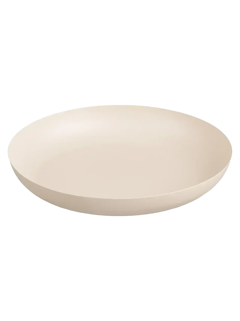 Tablett Metall, beige