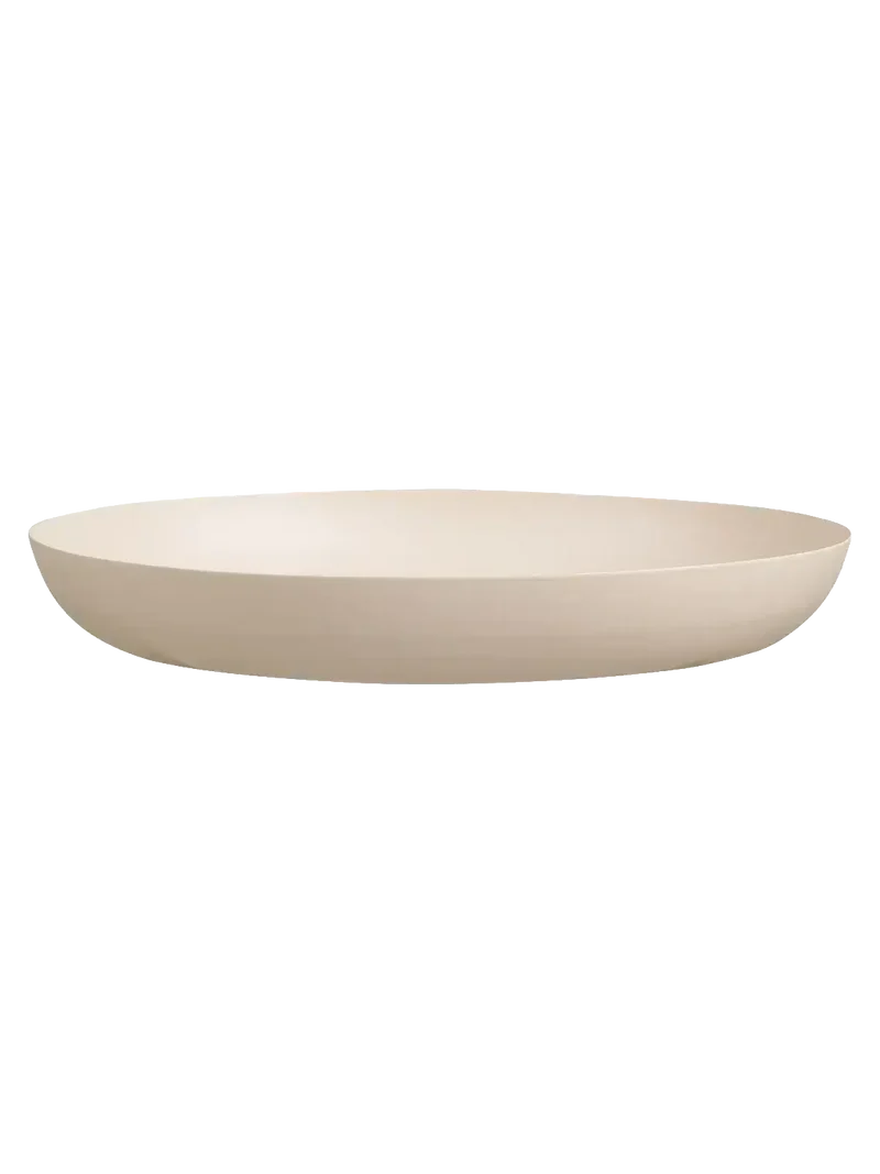 Tablett Metall, beige