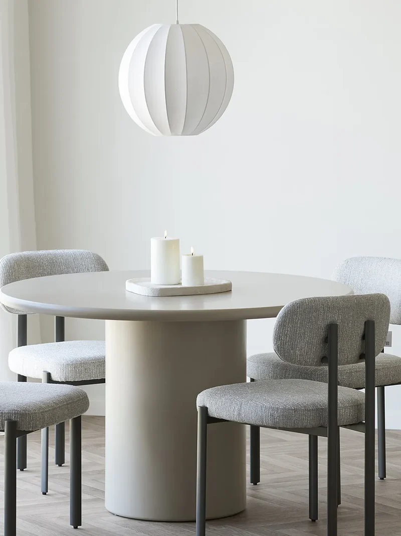 Tablett Zement, beige
