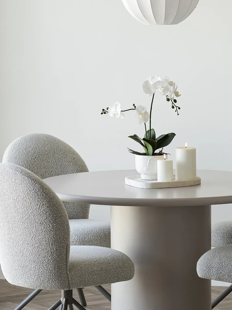 Tablett Zement, beige
