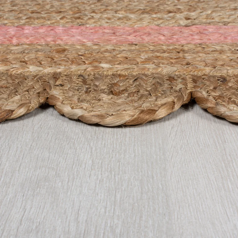Teppich Jute Handarbeit-Design, naturfarben GRACE